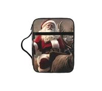 JGHHOUN Borsa portaoggetti versatile con scritta "Merry Christmas", idea regalo cristiana, accessorio per chiesa
