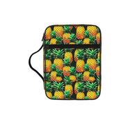 JGHHOUN Borsa portaoggetti versatile con stampa di ananas tropicale, per bibbia, idea regalo cristiana, accessorio per chiesa