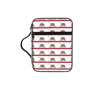 JGHHOUN Borsa versatile con stampa della bandiera dello Stato della California, organizer per scritture, regalo cristiano, accessorio per chiesa