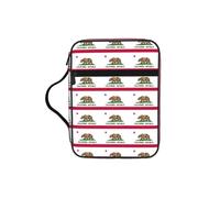 JGHHOUN Borsa versatile con stampa della bandiera dello Stato della California, organizer per scritture, regalo cristiano, accessorio per chiesa