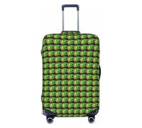JGHHOUN Bright Cavolo Stampa Universale Elasticizzato Valigie Copertura Bagagli Accessori Da Viaggio Quotidiano, Nero , L, Bagaglio a mano