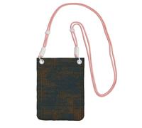 JGHHOUN Codice di programmazione 1 Stampa Moda Sottile Crossbody Telefono Borsa Leggero Impermeabile Cellulare Mobile Sacchetto Uso quotidiano, rosa, Taglia unica