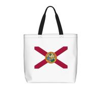 JGHHOUN Florida State Flag Print Donne Uomini Extra Large Organizer Bag Borsa a Spalla Tote Leggero Casual Ecologico