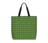 JGHHOUN Happy St Patrick'S Day Stampa Donne Uomini Extra Large Organizer Bag Borsa a Spalla Tote Leggero Casual Ecologico
