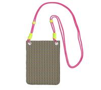 JGHHOUN lisbon tram stampa moda sottile borsa a tracolla per telefono leggero impermeabile cellulare sacchetto cellulare uso quotidiano, Fucsia, Taglia unica