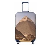 JGHHOUN Pyramids of Egypt - Copertura universale elastica per valigia, accessorio da viaggio quotidiano, Nero , L, Bagaglio a mano