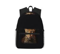 JGHHOUN Stampa leopardata zaino casual leggero comfort doppia borsa a tracolla per viaggi escursionismo all'aperto