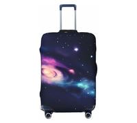 JGHHOUN Universo Galaxy Space Print Universale Elasticizzato Valigie Copertura Bagaglio Protector Viaggio Accessorio Quotidiano, Nero , L, Bagaglio a mano