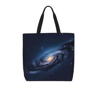 JGHHOUN Universo Via Lattea Galaxy Stampa Donne Uomini Extra Large Organizer Bag Borsa a Spalla Tote Leggero Casual Ecologico