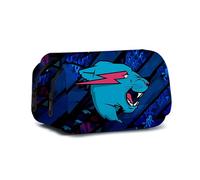 JGJOAIJ Astuccio grande per bambini con gatto fulmine 3D a doppio strato astuccio per la scuola per bambini, Colore 4, casual