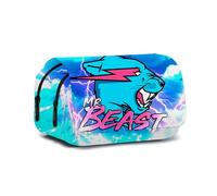 JGJOAIJ Astuccio grande per bambini con gatto fulmine 3D a doppio strato astuccio per la scuola per bambini, Colore 6, casual