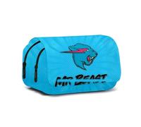 JGJOAIJ Astuccio grande per bambini con gatto fulmine 3D a doppio strato astuccio per la scuola per bambini, Colore8, casual