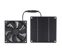 JGmotorfi 3W Solar Powered Air Circolazione Fan System Con Pannello Per Serra Pollame Casa Pet Shelter Ventilazione Gestione Temperatura