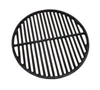 JGmotorfi Griglia rotonda in ghisa, griglia di ricambio per barbecue a gas a carbone, versatile, facile installazione, bassa manutenzione, nera, diverse dimensioni (rete a griglia da 45,7 cm)