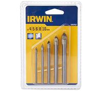 Irwin Punta da Trapano Vetro e Piastrella Set Di 5 IRW10507912