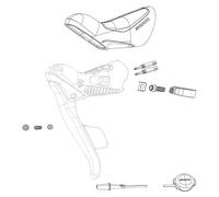 JGO.ABRAZADERAS SRAM MANETA ELECTR.RED/FORCE ETAP