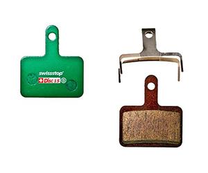 JGO.DE PASTILLAS FRENO ORGANICAS SWISSSTOP DISC 15