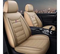 JGQFB 2Pcs Coprisedili Auto per Tesla Model 3 2019-2023 2024, Traspirante Antiscivolo Confortevole Protezione Sedile Auto Facile da Montare,C/Beige