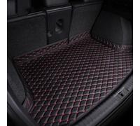 JGQFB Auto Pelle Tappetino Bagagliaio per Tesla Model 3 Highland 2024, Posteriore Protezione Baule Tappetino Impermeabili Accessori,B/Black Red