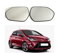 JGQFB Vetro Specchietto Retrovisore per Toyota Yaris P21 2021-2023, Vetro specchietto retrovisore Auto di Ricambio Riscaldata, Accessori Auto,A/Left