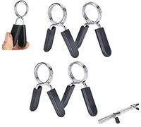 JGR SELECT Morsetti per manubri - Confezione da 4 pezzi per barre da 28 mm - Pinza a molla - Manubri - Collari a molla - per manubri, barre, dischi, crossfit, palestra, palestra