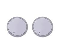 JGTUIRYEH Auto Sottobicchieri a LED per Peugeot RCZ 5008 307SW 308 SW GT-Line, in Acrilico Luminescenti Sottobicchiere Antiscivolo Portabevande Tappetino Accessori