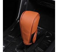 JGTUIRYEH Pomello del Cambio Auto per Jeep Avenger 2023-2024, in Pelle PU Copri Pomelli della Leva Cambio Protezione Impermeabile Antiscivolo Accessori,F/Brown