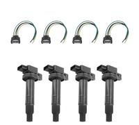 JGUYC 4 pezzi 90919-02240 Bobine di accensione adatte a T//o//y//o//t//a S//c//i//o//n XA XB E//c//h//o P//r//i//u//s 1.5 9091902240 90919T2003 90919-T2003 UF316 ADT31494C(Coil and Plug)