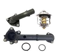 JGUYC Alloggiamento termostato liquido di raffreddamento motore for H//y//u//n//d//a//i i10 PA 1.1 1.1 GPL 2011 2012 2013, OEM: 25600-02870 2562202566 25500-02800 25632-02766(3pcs)