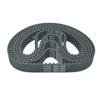 JGUYC Cinghia di distribuzione HTD5m Lunghezza 280 300 305 310 315 320 325 330 335 340 mm Larghezza 10/12/15/20/25/30 Cinghie sincrone a circuito chiuso HTD 5m(5M-325mm(65 Teeth),20mm)