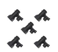 JGUYC Flangia di collegamento del tubo flessibile del liquido di raffreddamento del radiatore motore superiore NW32/12 for BB//M//W Serie 3 E46 1998-2005 M47N,11532249778(5 PCS)