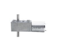 JGY-370 DC6V 12V 24V Worm Gear electronic starter Dual Shaft Reducer 2-375RPM High Torque Metal electronic starter Reversed Reduction Self-lock NWPNLXEA(34RPM,24V)
