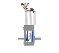 JGY-370 High Torque Double Shaft DC 6 Volt 12 Volt 24 Volt Worm Gear electronic starter With Encoder NWPNLXEA(18rpm,6V)