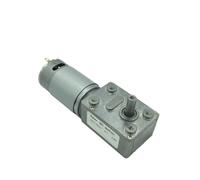 JGY-395 Motoriduttore a Vite Senza fine DC 12V 24V Motoriduttore, Riduttore a Vite Senza fine, motoriduttore autobloccante(12v 2.5rpm)