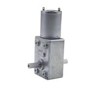 JGY370 6V Dual Output Shaft Reducer Motors 12V Volt DC Worm Geared Double Shaft electronic starter 24V DC Reversed Reduction Self-lock NWPNLXEA(23RPM_24V)
