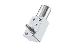 JGY370 DC 6V Riduttore di velocità ad alta coppia Motoriduttore a vite senza fine in metallo Motoriduttore a vite senza fine reversibile a bassa velocità da 1 RPM a 375 RPM 1 pz(8RPM,6V Bracket Motor)