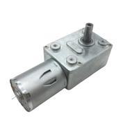 JGY370 DC6V/12V24V 2RPM a 150 RPM Riduttore di velocità a coppia elevata Motoriduttore a vite senza fine in metallo Motoriduttore a vite senza fine reversibile a bassa velocità(10 RPM,DC 12 volt)