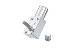 JGY370 Motore a vite senza fine DC 12V 8MM D7 Riduttore ad asse 12V Cambio inverso autobloccante Lunghezza 25MM Motore a bassa velocità 1 pz(3RPM,12V Bracket Motor)