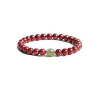JgYiAngBq Bracciale cinese Feng Shui for donna da Ricchezza Fortuna e protezione Perline di cinabro rosso for compleanni