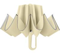 JgYiAngBq Ombrello da viaggio antivento, pieghevole inverso compatto automatico ideale for pioggia o sole con strisce riflettenti