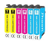 Jhaan 502XL Multipack Compatibile con Epson 502 Compatibile con Expression Home XP-5155 XP-5100 XP-5150 XP-5105 Workforce WF-2880 WF-2885 WF-2860 WF-2865 WF-2860DWF WF-2865DWF