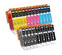 Jhaan Cartucce d'inchiostro Compatibili con Canon PGI-570XL CLI-571XL