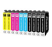 Jhaan compatibile con Epson Workforce WF-2960DWF WF-2965DWF WF-2960 WF-2965 WF2960 WF2965 Expression Home XP5200 XP5205 XP-5200 XP-5205 (confezione da 10)