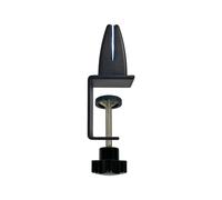 Jhanw Morsetto divisorio da scrivania per pannello da 1/8 "a 0,5", morsetto divisorio regolabile per scrivania da 0,8 cm a 5,2 cm, accessori da scrivania per cartelle di privacy da scrivania, supporto