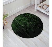 JHAOUNUK Morbido tappeto da bagno, 60 x 60 cm, tecnologia, numeri di testo digitali uno, due, tre, quattro, cinque, sei, antiscivolo, lavabile, tappetino da bagno morbido e assorbente