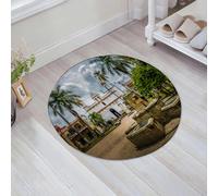 JHAOUNUK Tappetino da bagno ad asciugatura rapida, tappetino assorbente per la casa, fondo antiscivolo in gomma, facile da pulire, tappetino da bagno per doccia, place principale de Copan, Ruinas