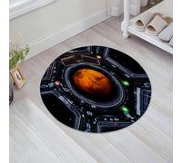 JHAOUNUK Tappetino da bagno ad asciugatura rapida, tappetino assorbente per la casa, fondo antiscivolo in gomma, facile da pulire, tappetino da bagno per doccia, viaggio su Marte. Planet Mars render