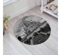 JHAOUNUK Tappetino da bagno ad asciugatura rapida, tappetino assorbente per la casa, fondo antiscivolo in gomma, facile da pulire, tappetino da bagno per doccia, monumento attrazione Basilica del