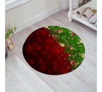 JHAOUNUK Tappetino da bagno ad asciugatura rapida, tappetino assorbente per la casa, fondo antiscivolo in gomma, facile da pulire, tappetino da bagno per doccia, palline di Natale Merry Christmas