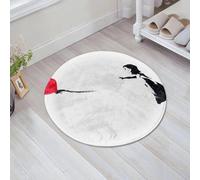 JHAOUNUK Tappeto Bagno Super Assorbente Tappetino per Doccia Microfibra,Asciugatura Rapida Tappetino Doccia per,Una bambina spaventata sta in piedi su uno sfondo bianco e allunga la mano verso,60x60cm